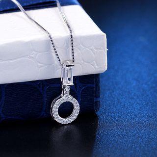 Diamante Circle Necklace