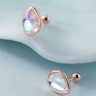 Faux Crystal Sterling Silver Earring