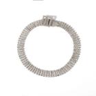 Rhinestone Choker 2582 - Silver - One Size