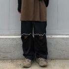 Cut-out Wide-leg Sweatpants