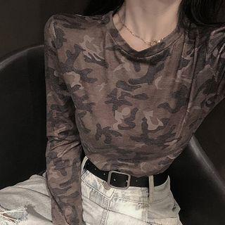 Camo Long-sleeve T-shirt Camouflage - One Size