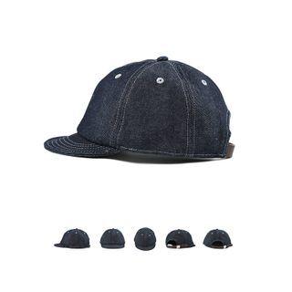 Denim Short Brim Cap As Shown As Figue - Adjustable