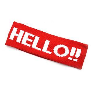 Lettering Knit Headband