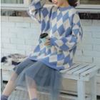 Argyle Sweater / Striped Sweater