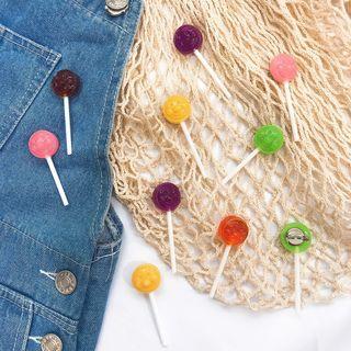 Resin Lollipop Brooch