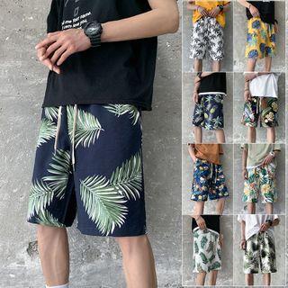 High-waist Printed Shorts (various Design)