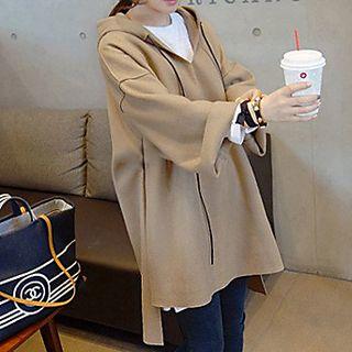 Plain Dip Back Hoodie