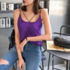 Strappy Satin Camisole Top