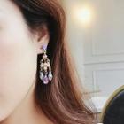 Gemstone Chandelier Earring As Shown In Figure - One Size