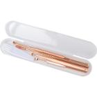 Set: Stainless Steel Dual Head Earpick + Brush Rose Gold - One Size