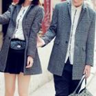 Houndstooth Check Couple Matching Blazer