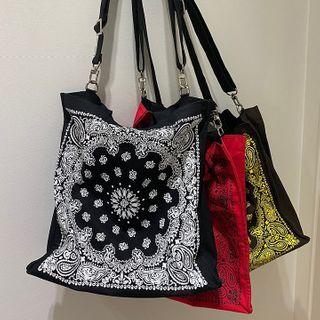Paisley Shopper Bag With Strap