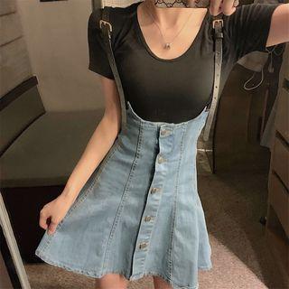 Short-sleeve Plain T-shirt As Shown In Figure - Tshirt - One Size