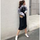 Loose-fit Raglan Pullover Dress