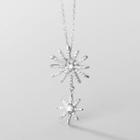 Sun Necklace Necklace - S925 Silver - Silver - One Size