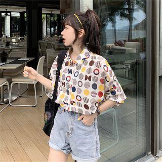 Printed Butterfly Shirt