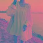 Long-sleeve Oversized Tunic