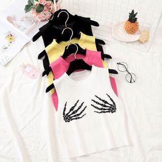 Bone Print Tank Top