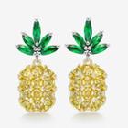 Pineapple Rhinestone Earring