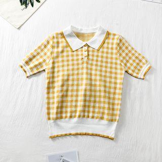 Checked Polo Shirt