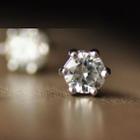 Cz Stud Earring One Size - One Size