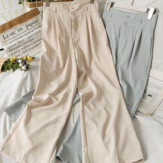 High-waist Wide-leg Dress Pants In 5 Colors