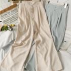High-waist Wide-leg Dress Pants In 5 Colors