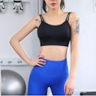 Lettering Sports Crop Top