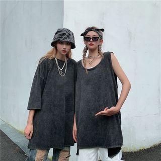 Elbow-sleeve T-shirt / Tank Top