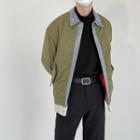Denim Trim Padded Jacket