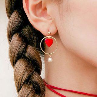 Heart Patterned Earrings