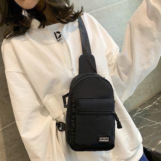 Applique Nylon Sling Bag