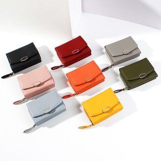 Faux Leather Tri-fold Wallet