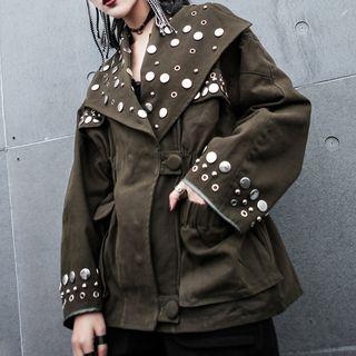 Studded Buttoned Jacket