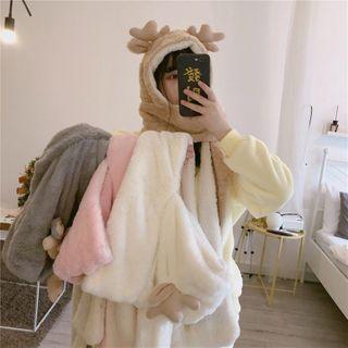 Deer Horn Hooded Scarf