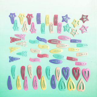 Set Of 6: Shaped Hair Clip