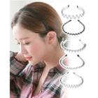 Wavy Skinny Headband Set Of 6 One Size