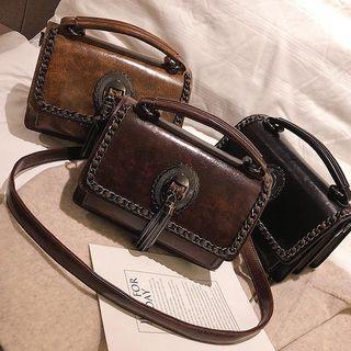 Tasseled Satchel Bag