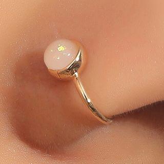 Faux Crystal Nose Cuff