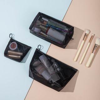 Mesh Makeup Pouch / Set Of 3