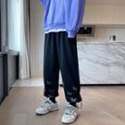 High-waist Butterfly Drawstring Sweatpants