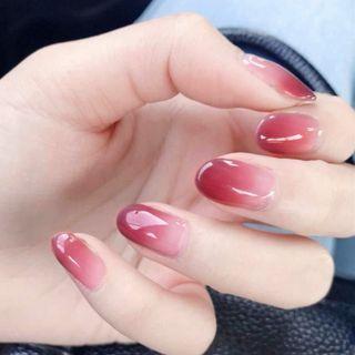 Gradient Nail Art False Nail 466 - Gradient - One Size