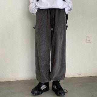 Corduroy Wide-leg Jogger