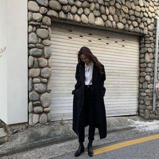 Double-breasted Maxi Coat