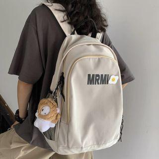 Lettering Backpack / Bag Charm / Pin / Set