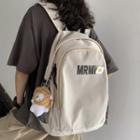 Lettering Backpack / Bag Charm / Pin / Set