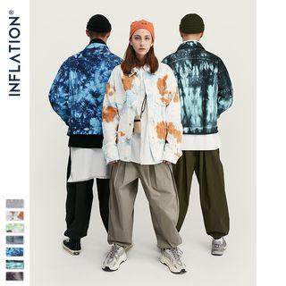 Couple Tie-dyed Denim Jacket