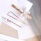Set: Faux Pearl / Alloy Hair Pin / Hair Clip
