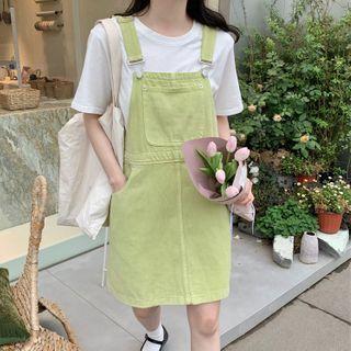 Washed Jumper Dress / Plain T-shirt