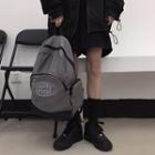 Lettering Lightweight Backpack Gray - One Size